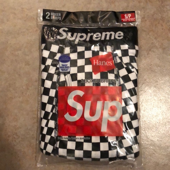 supreme checkered boxers